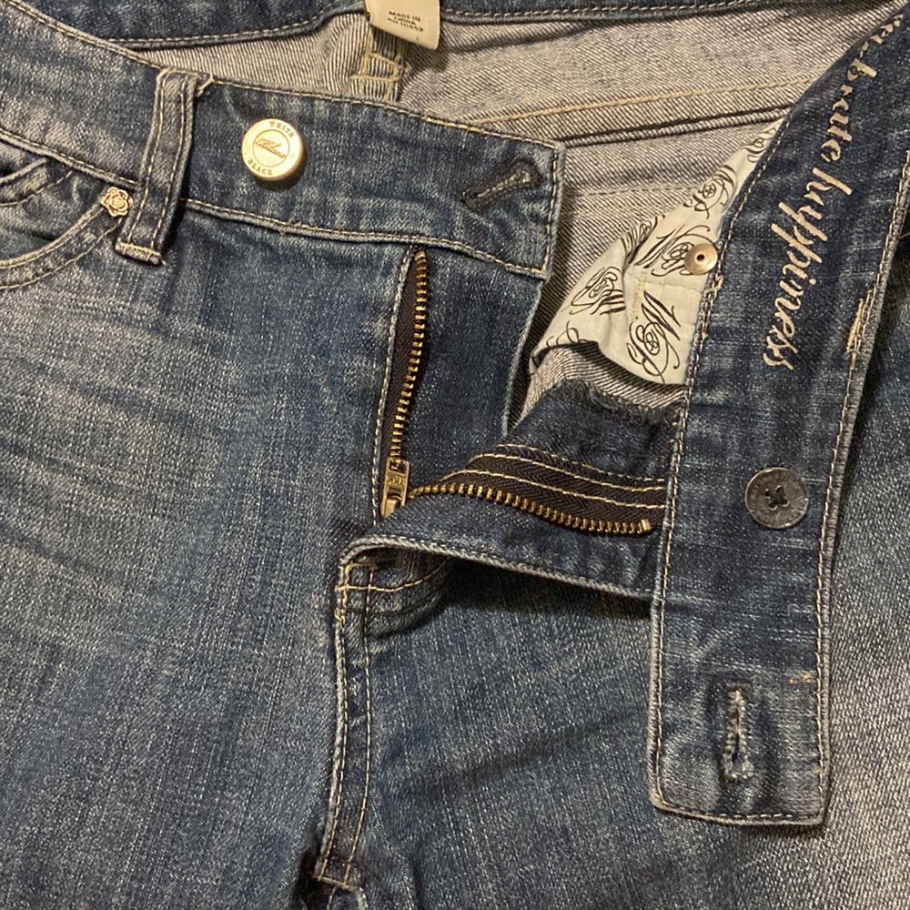 Deep Blue 2000s style denim jeans